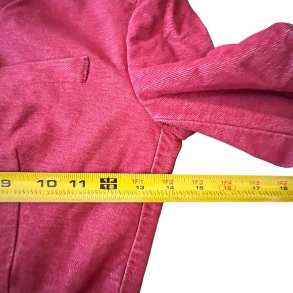 Massimo Dutti Red and Pink Tailored Blazer - Picture 5 of 7